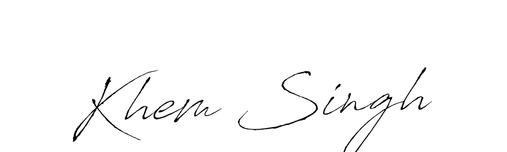 Similarly Antro_Vectra is the best handwritten signature design. Signature creator online .You can use it as an online autograph creator for name Khem Singh. Khem Singh signature style 6 images and pictures png