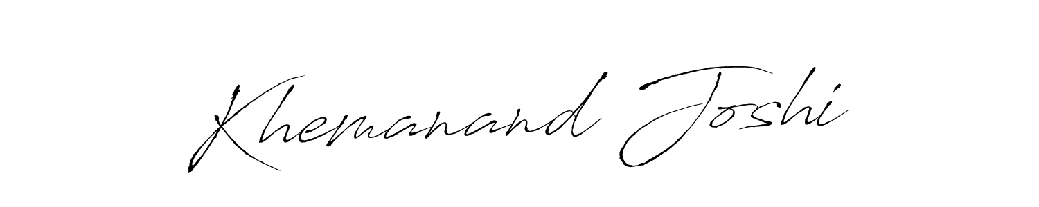 Once you've used our free online signature maker to create your best signature Antro_Vectra style, it's time to enjoy all of the benefits that Khemanand Joshi name signing documents. Khemanand Joshi signature style 6 images and pictures png