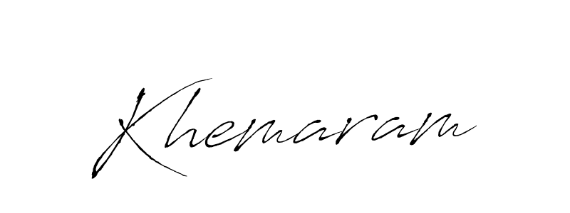 if you are searching for the best signature style for your name Khemaram. so please give up your signature search. here we have designed multiple signature styles  using Antro_Vectra. Khemaram signature style 6 images and pictures png