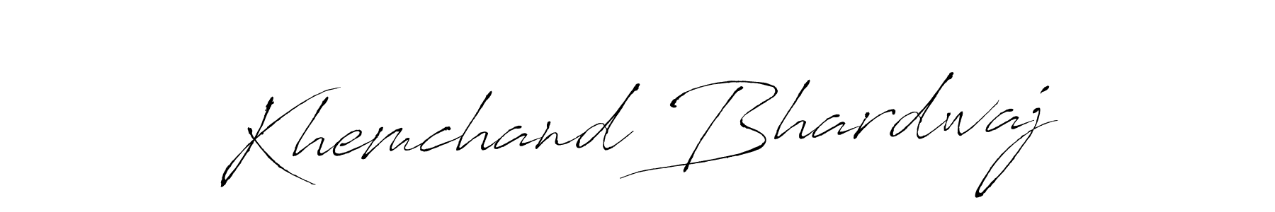 It looks lik you need a new signature style for name Khemchand Bhardwaj. Design unique handwritten (Antro_Vectra) signature with our free signature maker in just a few clicks. Khemchand Bhardwaj signature style 6 images and pictures png