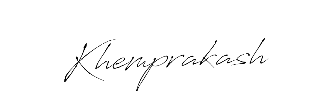 Also You can easily find your signature by using the search form. We will create Khemprakash name handwritten signature images for you free of cost using Antro_Vectra sign style. Khemprakash signature style 6 images and pictures png