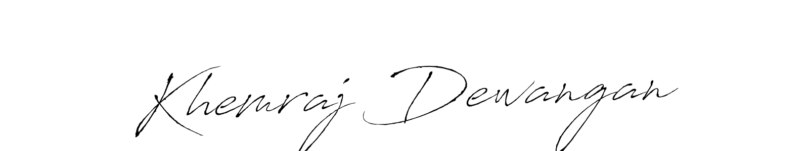 Similarly Antro_Vectra is the best handwritten signature design. Signature creator online .You can use it as an online autograph creator for name Khemraj Dewangan. Khemraj Dewangan signature style 6 images and pictures png