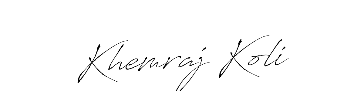 You can use this online signature creator to create a handwritten signature for the name Khemraj Koli. This is the best online autograph maker. Khemraj Koli signature style 6 images and pictures png
