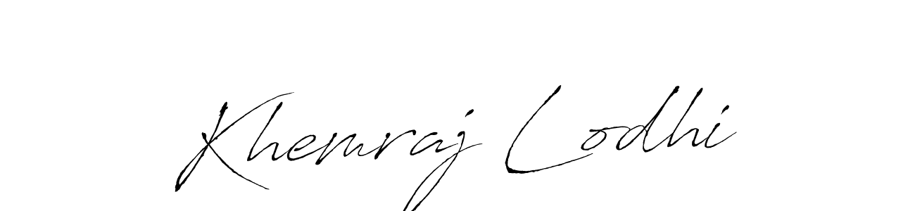 Also You can easily find your signature by using the search form. We will create Khemraj Lodhi name handwritten signature images for you free of cost using Antro_Vectra sign style. Khemraj Lodhi signature style 6 images and pictures png