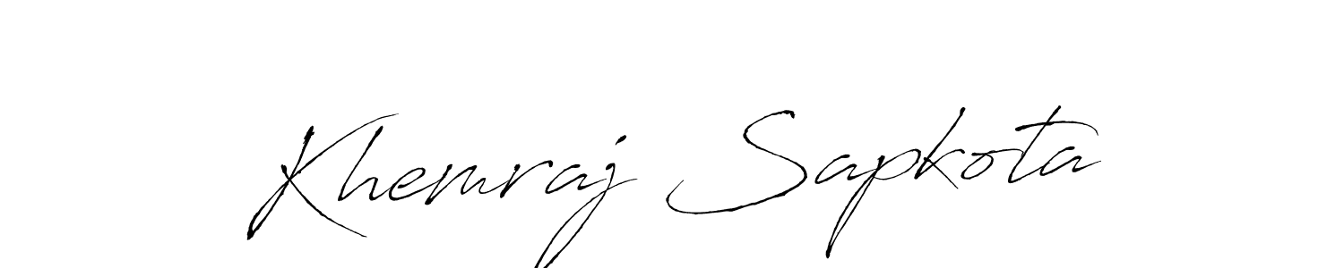 Similarly Antro_Vectra is the best handwritten signature design. Signature creator online .You can use it as an online autograph creator for name Khemraj Sapkota. Khemraj Sapkota signature style 6 images and pictures png