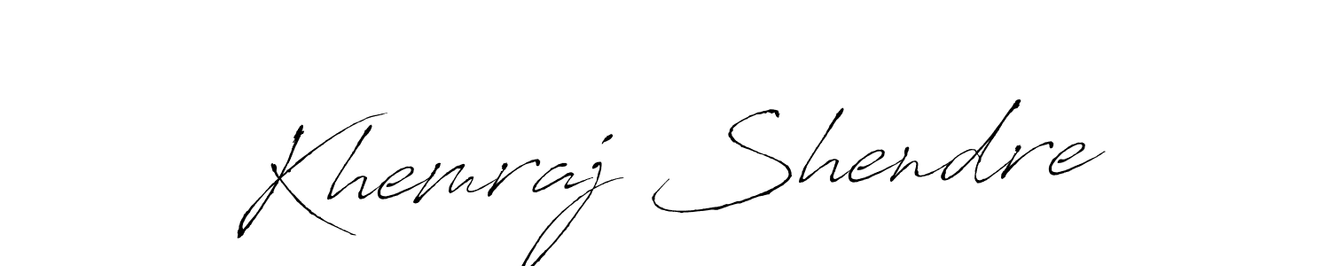 You should practise on your own different ways (Antro_Vectra) to write your name (Khemraj Shendre) in signature. don't let someone else do it for you. Khemraj Shendre signature style 6 images and pictures png