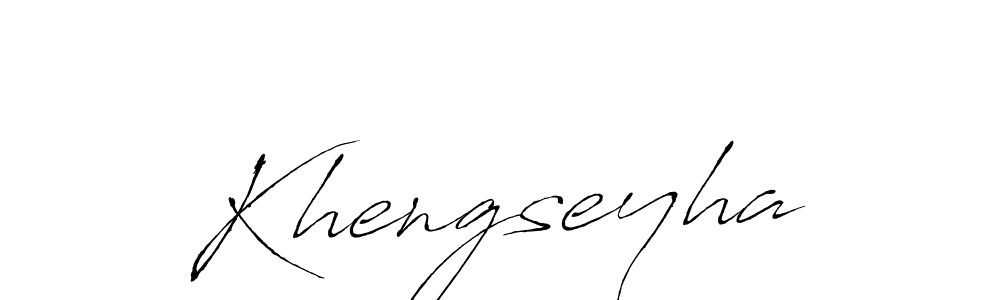 How to make Khengseyha signature? Antro_Vectra is a professional autograph style. Create handwritten signature for Khengseyha name. Khengseyha signature style 6 images and pictures png