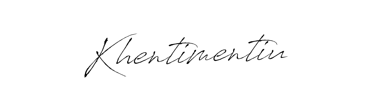 Similarly Antro_Vectra is the best handwritten signature design. Signature creator online .You can use it as an online autograph creator for name Khentimentiu. Khentimentiu signature style 6 images and pictures png