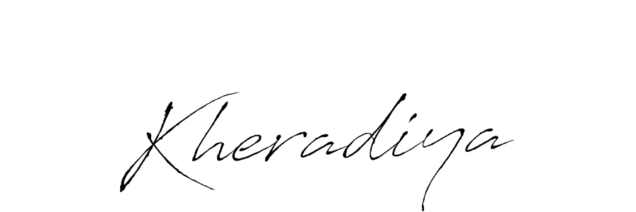 You should practise on your own different ways (Antro_Vectra) to write your name (Kheradiya) in signature. don't let someone else do it for you. Kheradiya signature style 6 images and pictures png