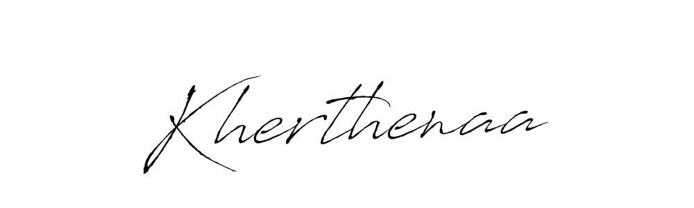 It looks lik you need a new signature style for name Kherthenaa. Design unique handwritten (Antro_Vectra) signature with our free signature maker in just a few clicks. Kherthenaa signature style 6 images and pictures png