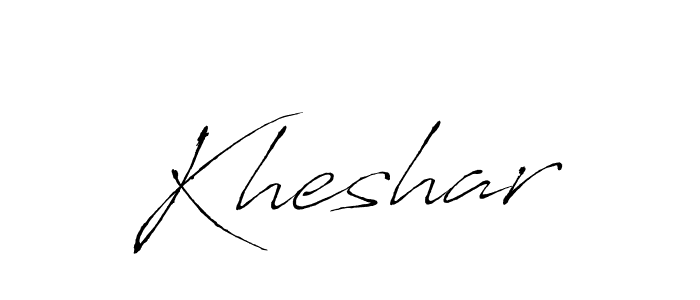 The best way (Antro_Vectra) to make a short signature is to pick only two or three words in your name. The name Kheshar include a total of six letters. For converting this name. Kheshar signature style 6 images and pictures png
