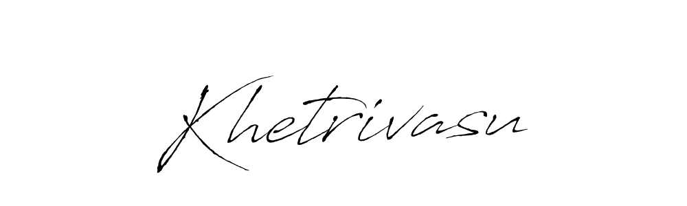 How to make Khetrivasu name signature. Use Antro_Vectra style for creating short signs online. This is the latest handwritten sign. Khetrivasu signature style 6 images and pictures png