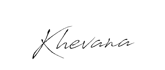 How to Draw Khevana signature style? Antro_Vectra is a latest design signature styles for name Khevana. Khevana signature style 6 images and pictures png