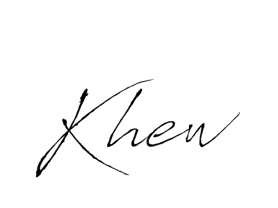 Khew stylish signature style. Best Handwritten Sign (Antro_Vectra) for my name. Handwritten Signature Collection Ideas for my name Khew. Khew signature style 6 images and pictures png