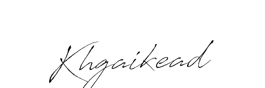How to make Khgaikead name signature. Use Antro_Vectra style for creating short signs online. This is the latest handwritten sign. Khgaikead signature style 6 images and pictures png
