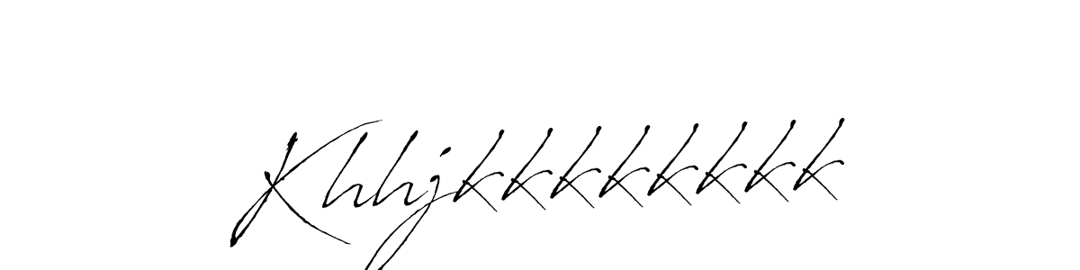 How to make Khhjkkkkkkkk signature? Antro_Vectra is a professional autograph style. Create handwritten signature for Khhjkkkkkkkk name. Khhjkkkkkkkk signature style 6 images and pictures png