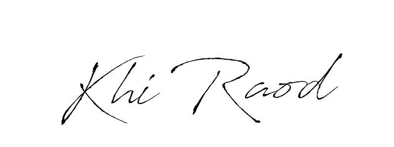 Antro_Vectra is a professional signature style that is perfect for those who want to add a touch of class to their signature. It is also a great choice for those who want to make their signature more unique. Get Khi Raod name to fancy signature for free. Khi Raod signature style 6 images and pictures png
