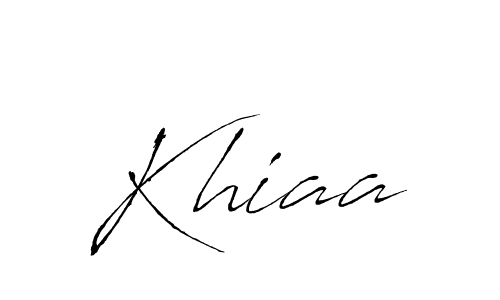 Similarly Antro_Vectra is the best handwritten signature design. Signature creator online .You can use it as an online autograph creator for name Khiaa. Khiaa signature style 6 images and pictures png