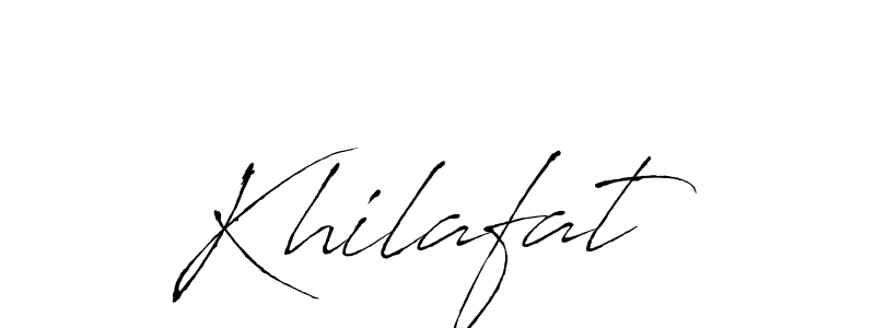 How to make Khilafat signature? Antro_Vectra is a professional autograph style. Create handwritten signature for Khilafat name. Khilafat signature style 6 images and pictures png