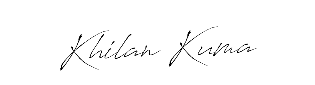 Once you've used our free online signature maker to create your best signature Antro_Vectra style, it's time to enjoy all of the benefits that Khilan Kuma name signing documents. Khilan Kuma signature style 6 images and pictures png