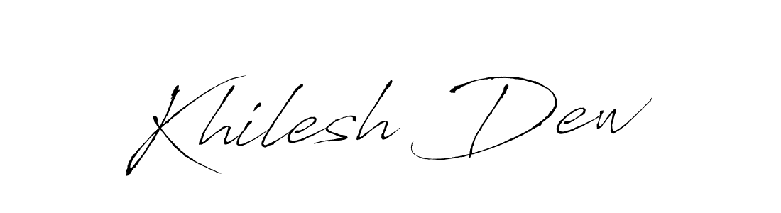 You should practise on your own different ways (Antro_Vectra) to write your name (Khilesh Dew) in signature. don't let someone else do it for you. Khilesh Dew signature style 6 images and pictures png