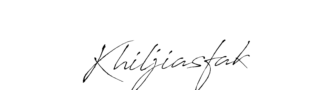 Use a signature maker to create a handwritten signature online. With this signature software, you can design (Antro_Vectra) your own signature for name Khiljiasfak. Khiljiasfak signature style 6 images and pictures png