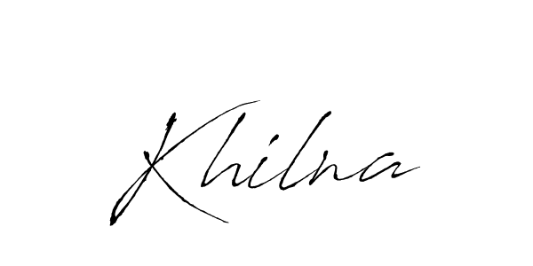 Make a beautiful signature design for name Khilna. Use this online signature maker to create a handwritten signature for free. Khilna signature style 6 images and pictures png