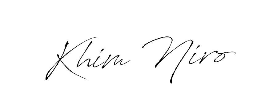 Best and Professional Signature Style for Khim Niro. Antro_Vectra Best Signature Style Collection. Khim Niro signature style 6 images and pictures png