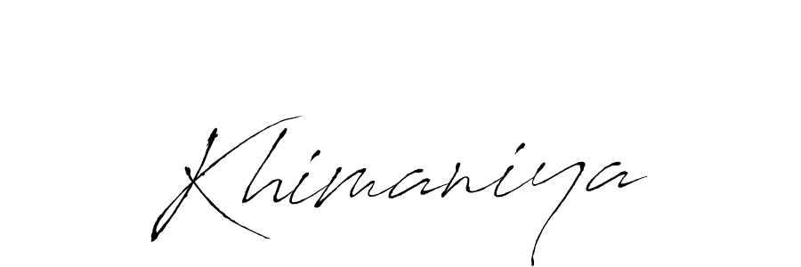 Also You can easily find your signature by using the search form. We will create Khimaniya name handwritten signature images for you free of cost using Antro_Vectra sign style. Khimaniya signature style 6 images and pictures png