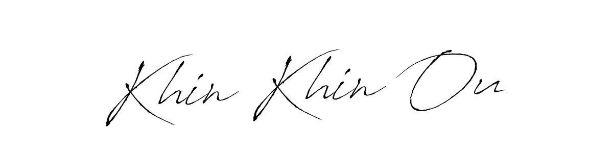 Also we have Khin Khin Ou name is the best signature style. Create professional handwritten signature collection using Antro_Vectra autograph style. Khin Khin Ou signature style 6 images and pictures png