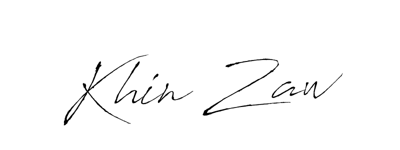This is the best signature style for the Khin Zaw name. Also you like these signature font (Antro_Vectra). Mix name signature. Khin Zaw signature style 6 images and pictures png