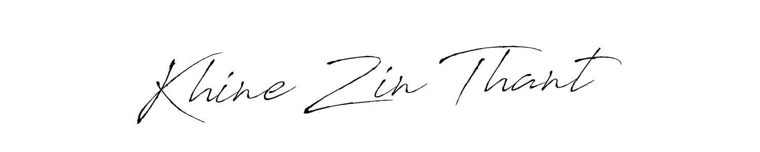 if you are searching for the best signature style for your name Khine Zin Thant. so please give up your signature search. here we have designed multiple signature styles  using Antro_Vectra. Khine Zin Thant signature style 6 images and pictures png