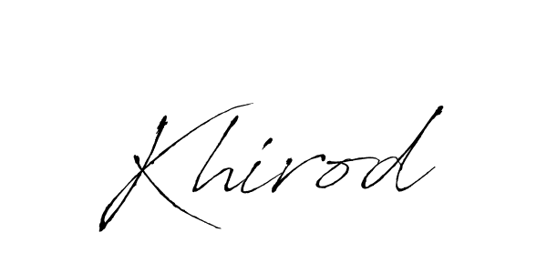 The best way (Antro_Vectra) to make a short signature is to pick only two or three words in your name. The name Khirod include a total of six letters. For converting this name. Khirod signature style 6 images and pictures png