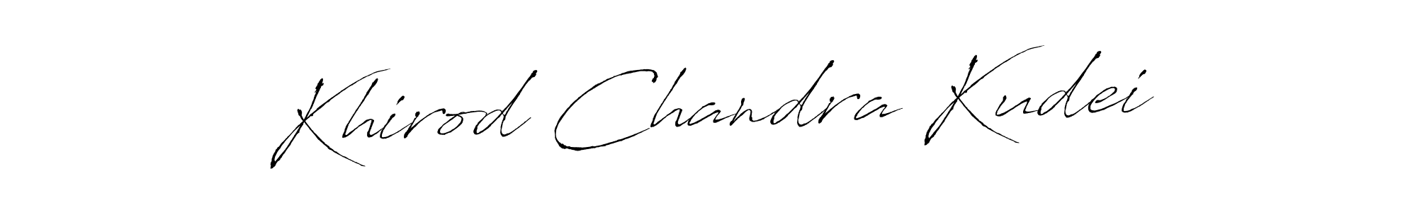 Create a beautiful signature design for name Khirod Chandra Kudei. With this signature (Antro_Vectra) fonts, you can make a handwritten signature for free. Khirod Chandra Kudei signature style 6 images and pictures png