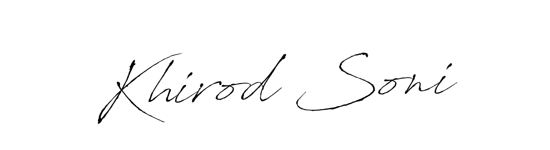 The best way (Antro_Vectra) to make a short signature is to pick only two or three words in your name. The name Khirod Soni include a total of six letters. For converting this name. Khirod Soni signature style 6 images and pictures png