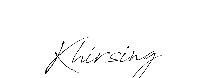 Once you've used our free online signature maker to create your best signature Antro_Vectra style, it's time to enjoy all of the benefits that Khirsing name signing documents. Khirsing signature style 6 images and pictures png