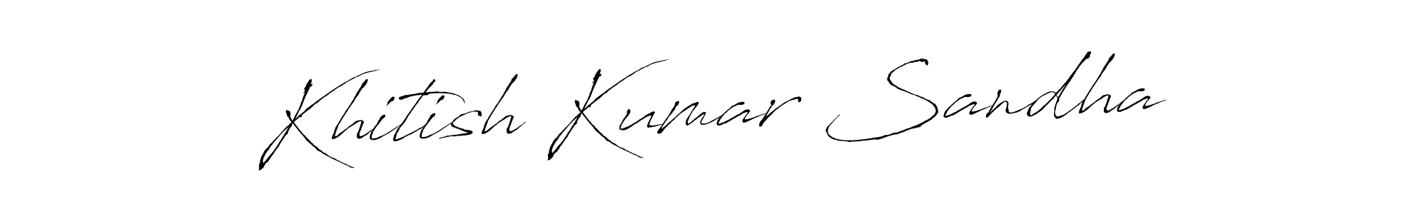 Make a beautiful signature design for name Khitish Kumar Sandha. Use this online signature maker to create a handwritten signature for free. Khitish Kumar Sandha signature style 6 images and pictures png