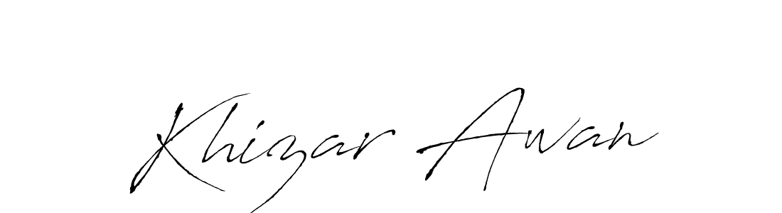 Also we have Khizar Awan name is the best signature style. Create professional handwritten signature collection using Antro_Vectra autograph style. Khizar Awan signature style 6 images and pictures png