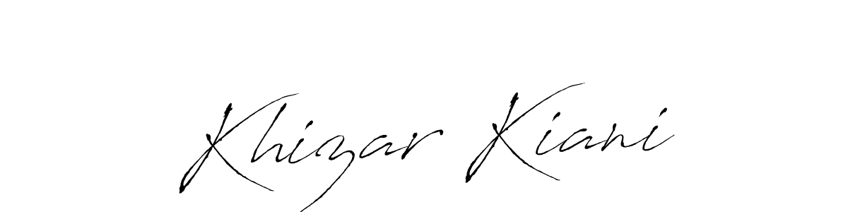 Make a short Khizar Kiani signature style. Manage your documents anywhere anytime using Antro_Vectra. Create and add eSignatures, submit forms, share and send files easily. Khizar Kiani signature style 6 images and pictures png