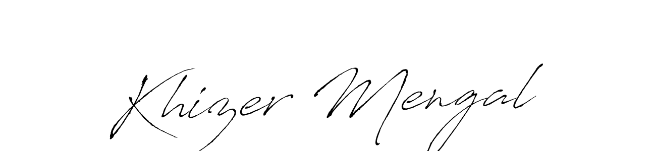 How to Draw Khizer Mengal signature style? Antro_Vectra is a latest design signature styles for name Khizer Mengal. Khizer Mengal signature style 6 images and pictures png