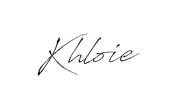 How to make Khloie name signature. Use Antro_Vectra style for creating short signs online. This is the latest handwritten sign. Khloie signature style 6 images and pictures png