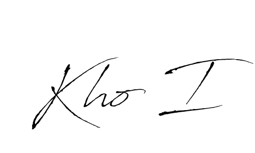 Once you've used our free online signature maker to create your best signature Antro_Vectra style, it's time to enjoy all of the benefits that Kho I name signing documents. Kho I signature style 6 images and pictures png