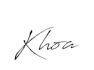 Also we have Khoa name is the best signature style. Create professional handwritten signature collection using Antro_Vectra autograph style. Khoa signature style 6 images and pictures png