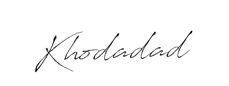 Khodadad stylish signature style. Best Handwritten Sign (Antro_Vectra) for my name. Handwritten Signature Collection Ideas for my name Khodadad. Khodadad signature style 6 images and pictures png