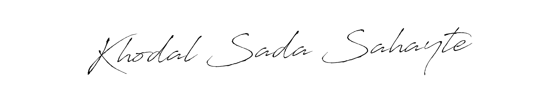 This is the best signature style for the Khodal Sada Sahayte name. Also you like these signature font (Antro_Vectra). Mix name signature. Khodal Sada Sahayte signature style 6 images and pictures png
