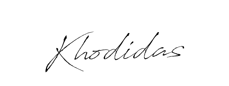 Use a signature maker to create a handwritten signature online. With this signature software, you can design (Antro_Vectra) your own signature for name Khodidas. Khodidas signature style 6 images and pictures png