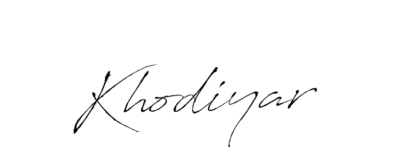 Use a signature maker to create a handwritten signature online. With this signature software, you can design (Antro_Vectra) your own signature for name Khodiyar. Khodiyar signature style 6 images and pictures png