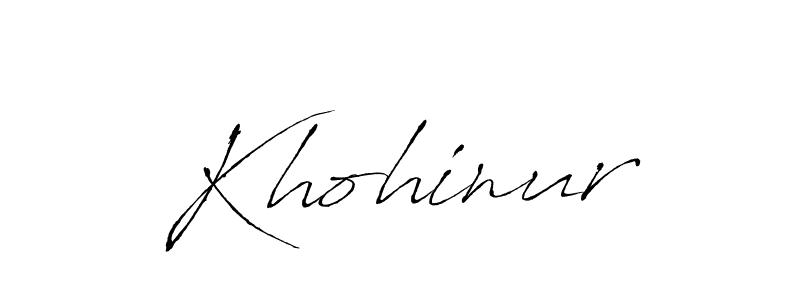 How to make Khohinur name signature. Use Antro_Vectra style for creating short signs online. This is the latest handwritten sign. Khohinur signature style 6 images and pictures png
