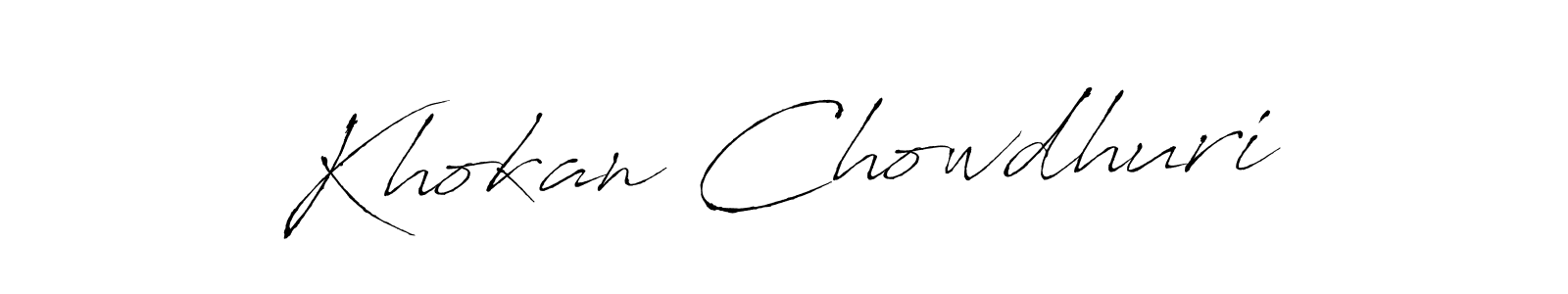 if you are searching for the best signature style for your name Khokan Chowdhuri. so please give up your signature search. here we have designed multiple signature styles  using Antro_Vectra. Khokan Chowdhuri signature style 6 images and pictures png