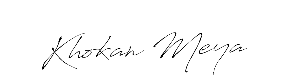 This is the best signature style for the Khokan Meya name. Also you like these signature font (Antro_Vectra). Mix name signature. Khokan Meya signature style 6 images and pictures png